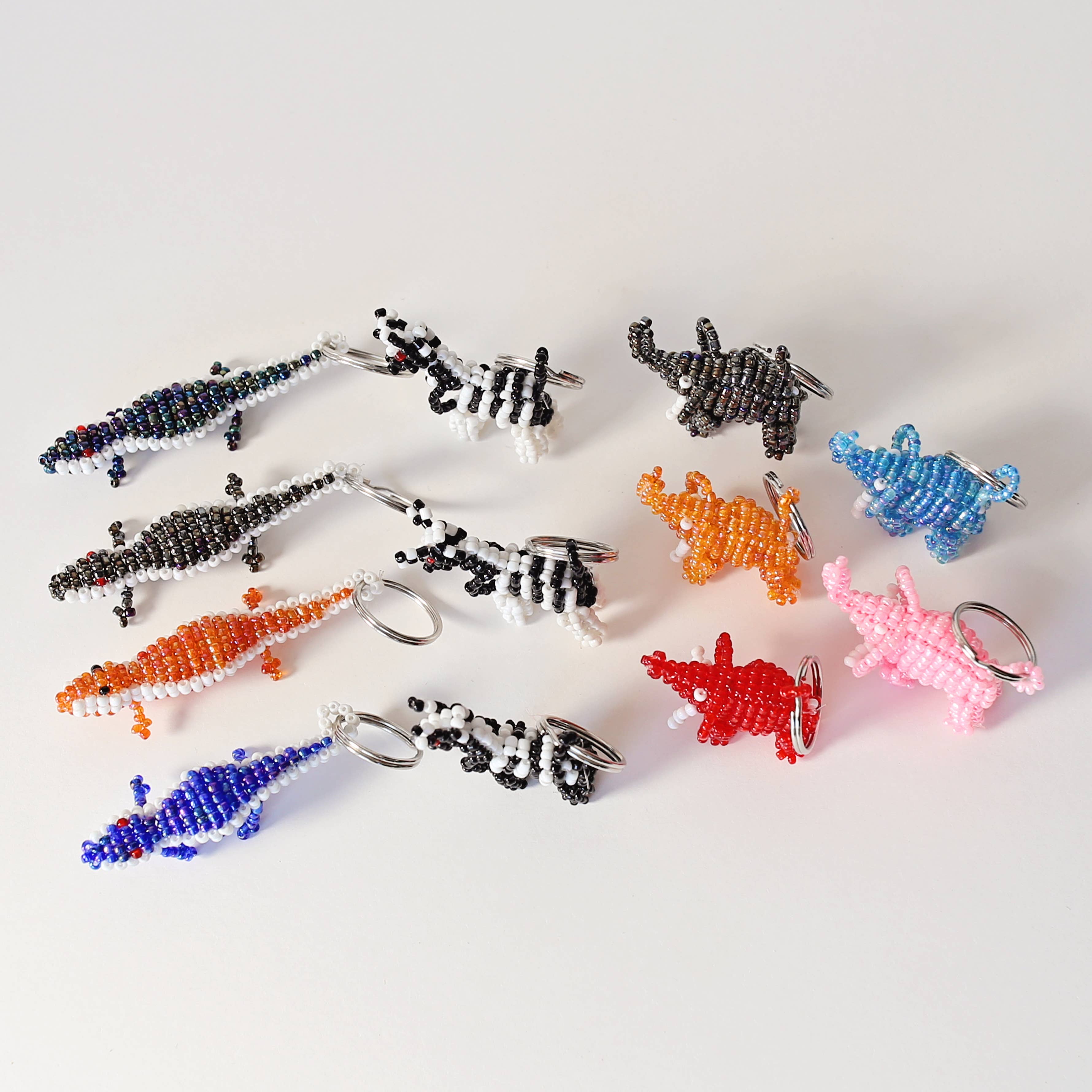 Keychain, safari animal - made in Kenya