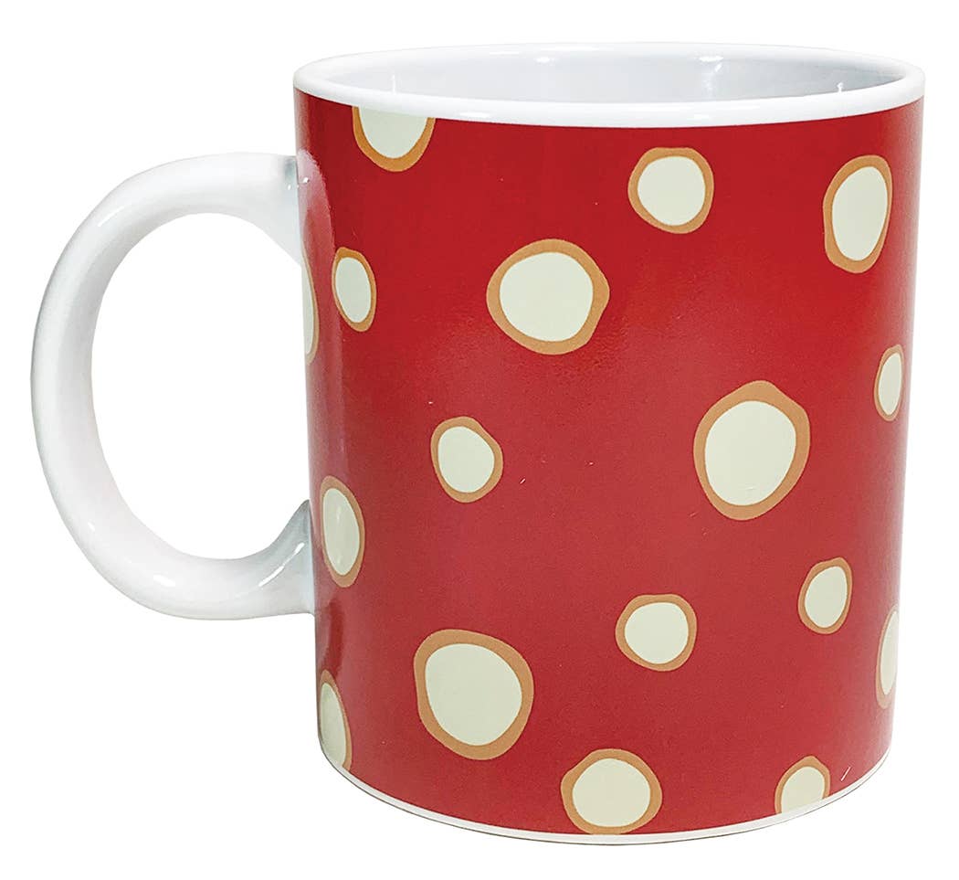 Mushroom Ceramic Coffee Mugs - 18 oz