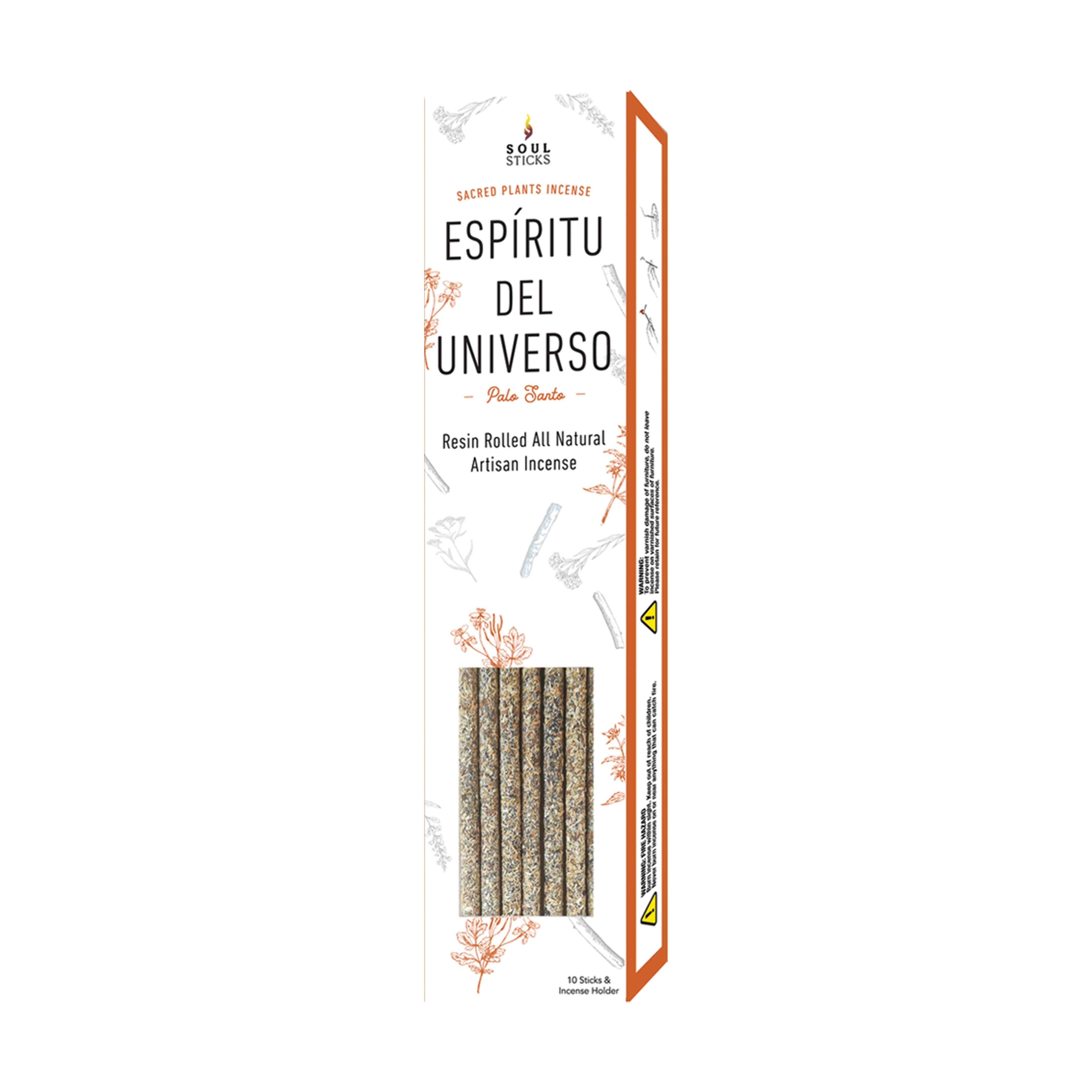 'Espiritu Del Universo' Palo Santo Resin Incense Sticks (10)