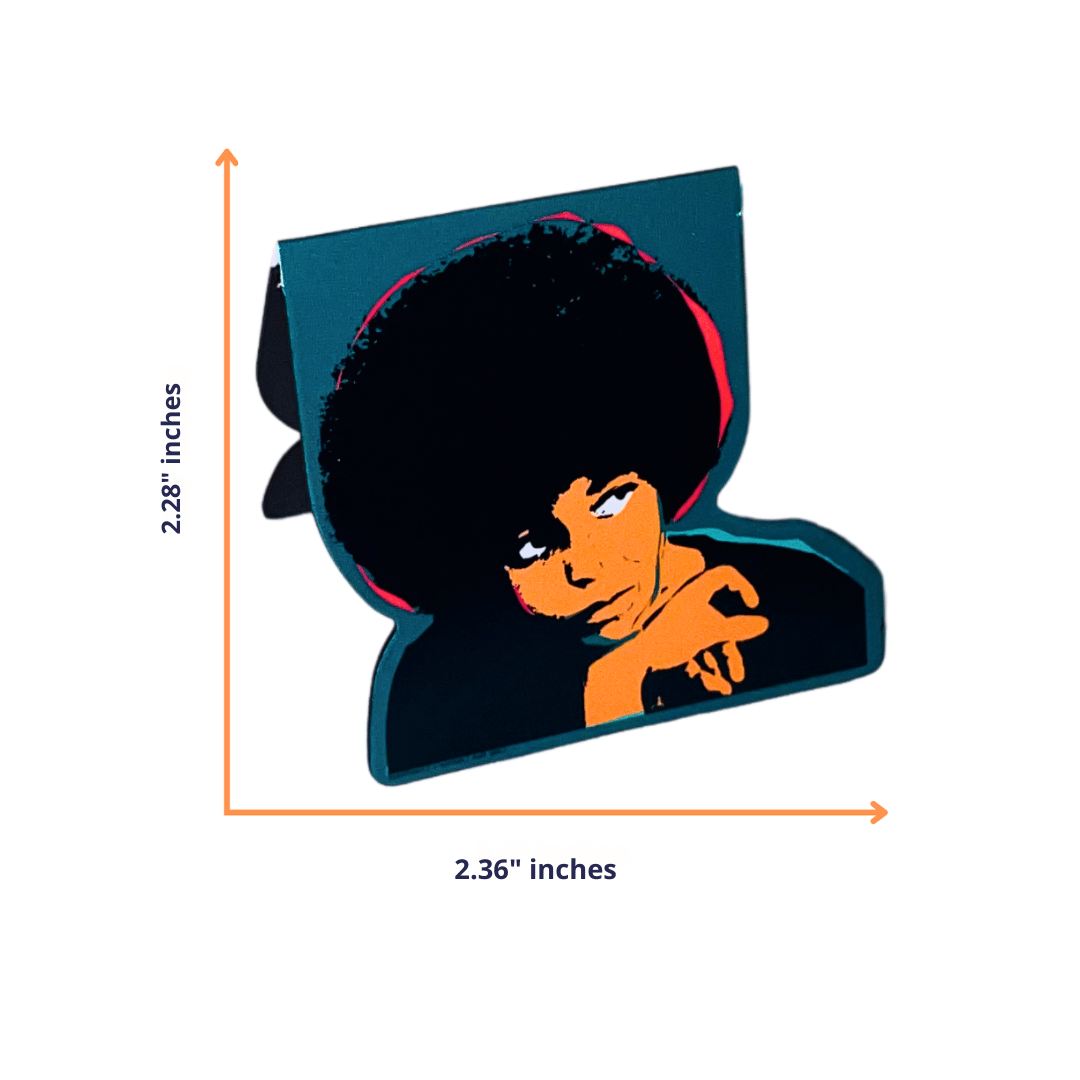 Angela Davis Magnetic Bookmark