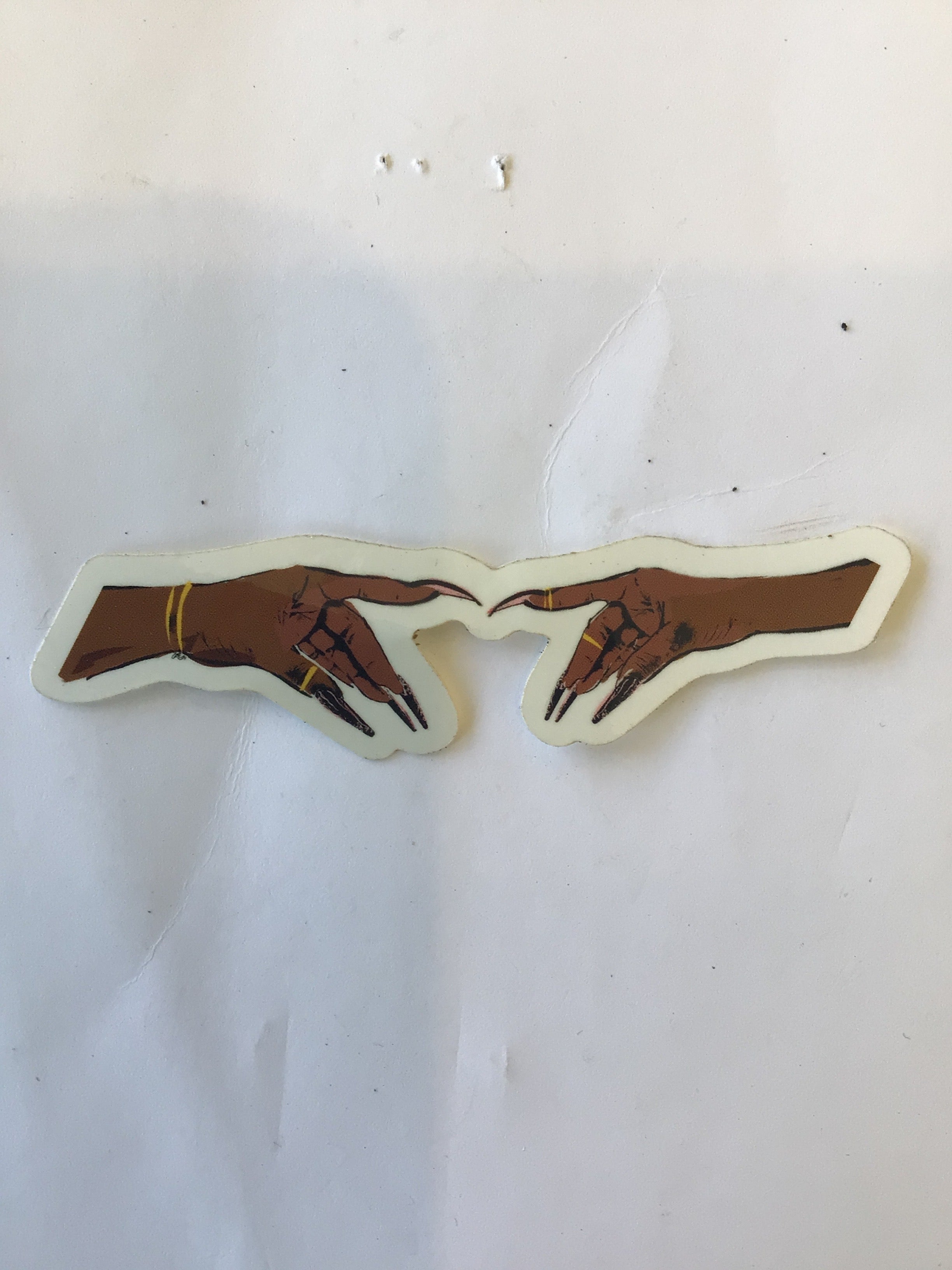Black Women Hand Sticker