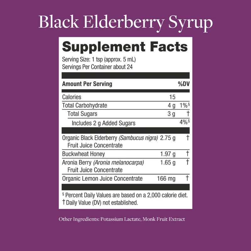 Elderberry Syrup (4oz) Kokora