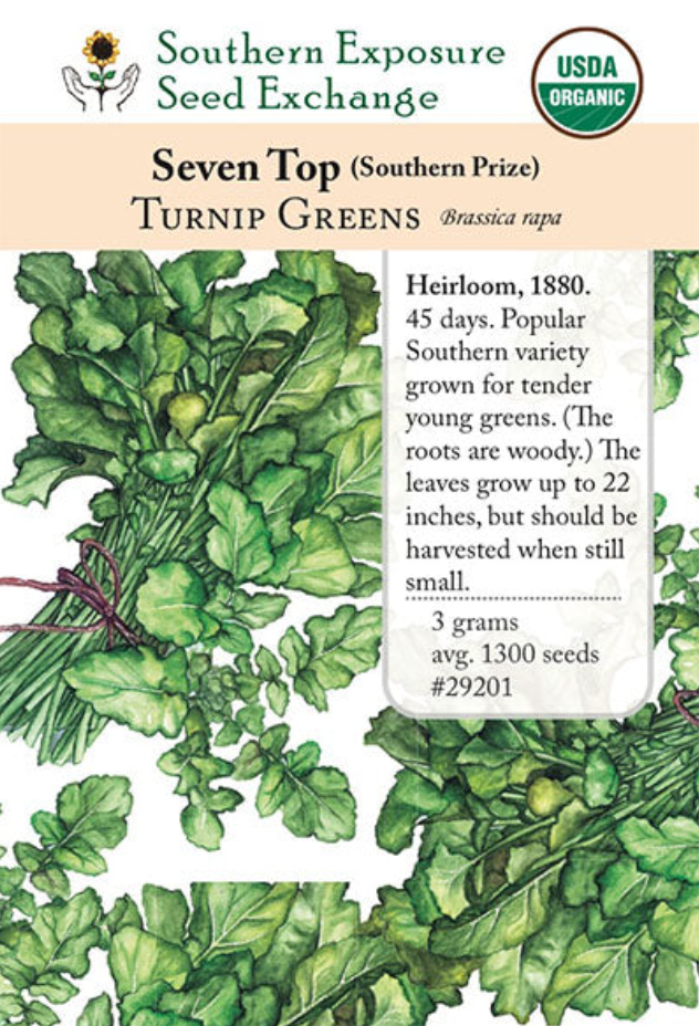 Seven Top Turnip Greens