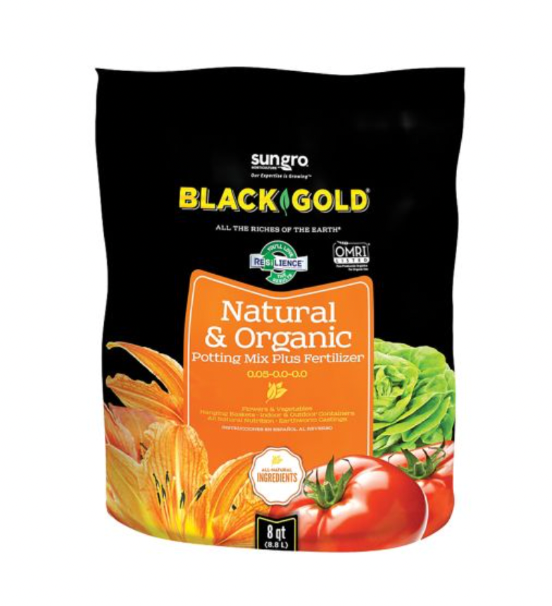 Black Gold Organic All Purpose Potting Mix 8 qt