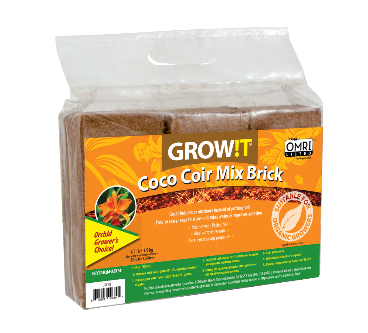 Coco Coir Mix Brick