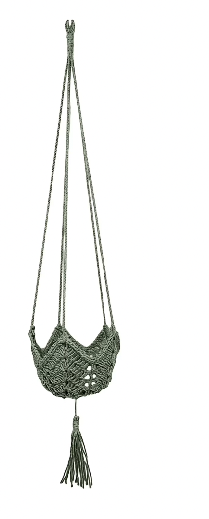 Green Macrome hanger