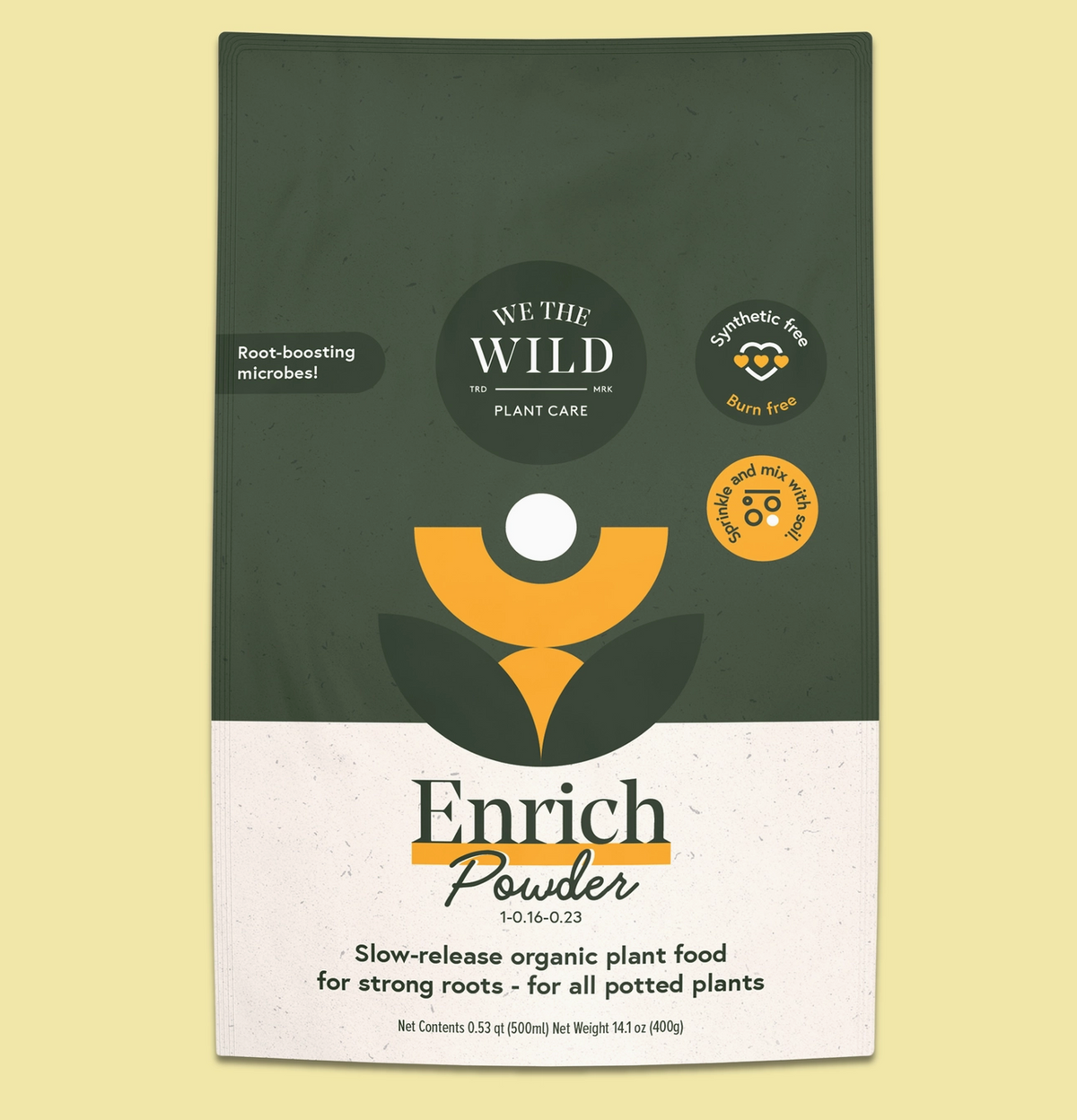 Enrich Powder Organic Plant Food and Soil Amendment