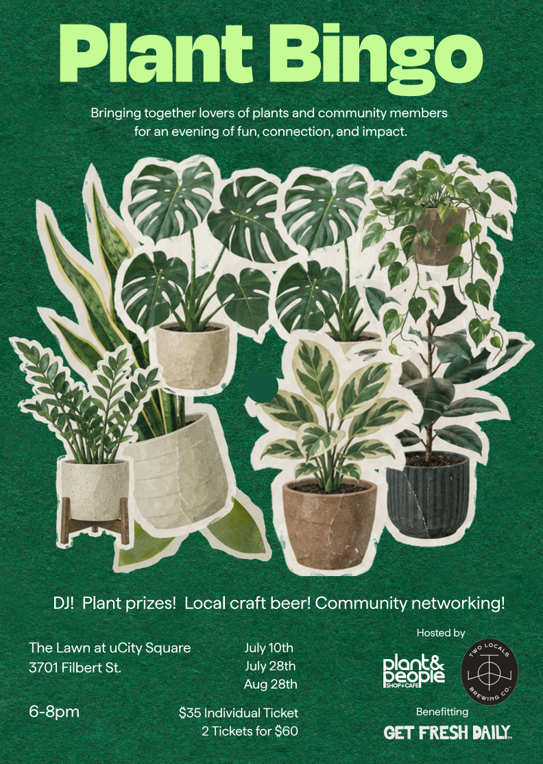 House Plant Bingo, Multiple dates 6pm-8pm