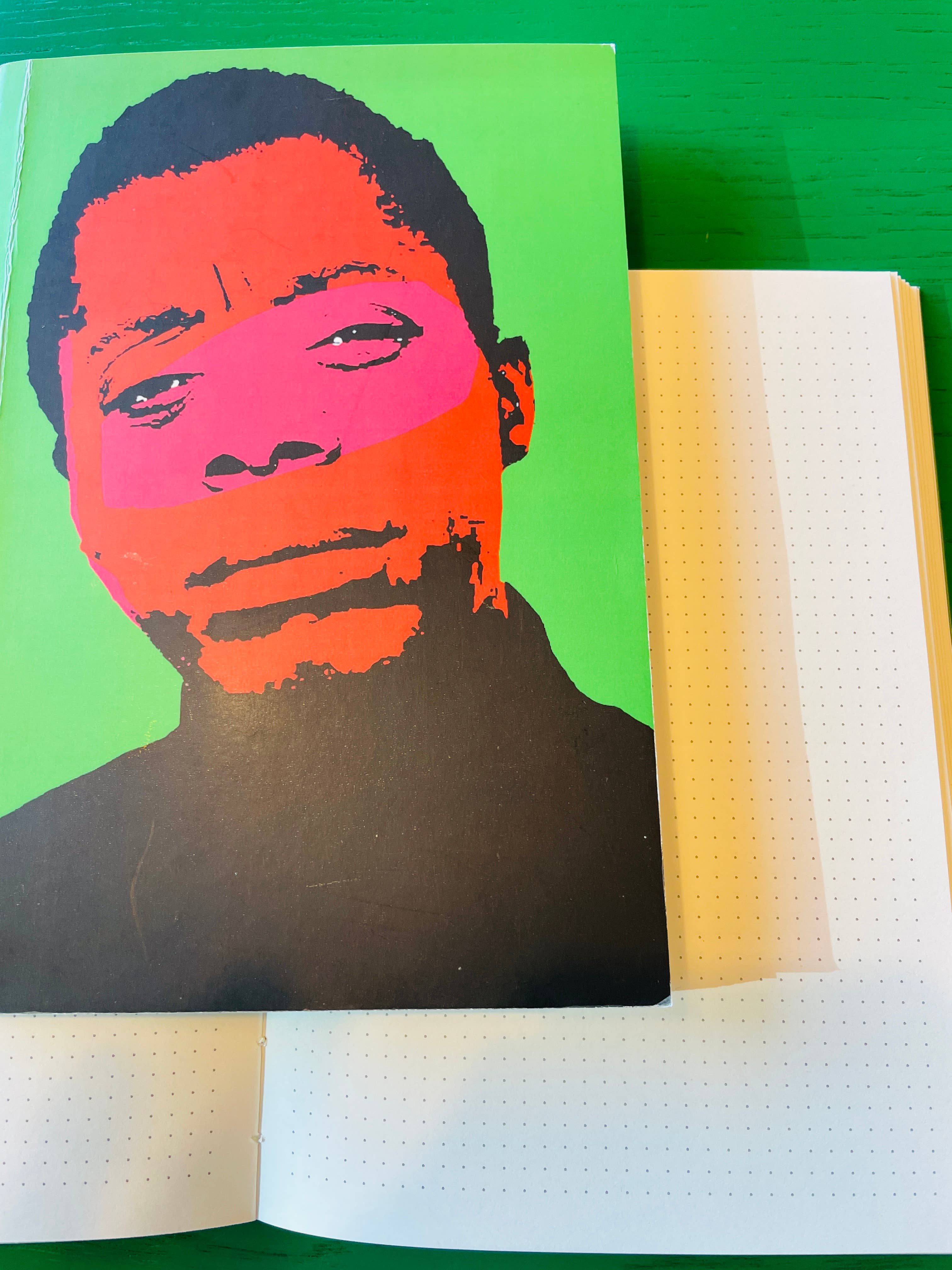 James Baldwin Dot Grid Notebook