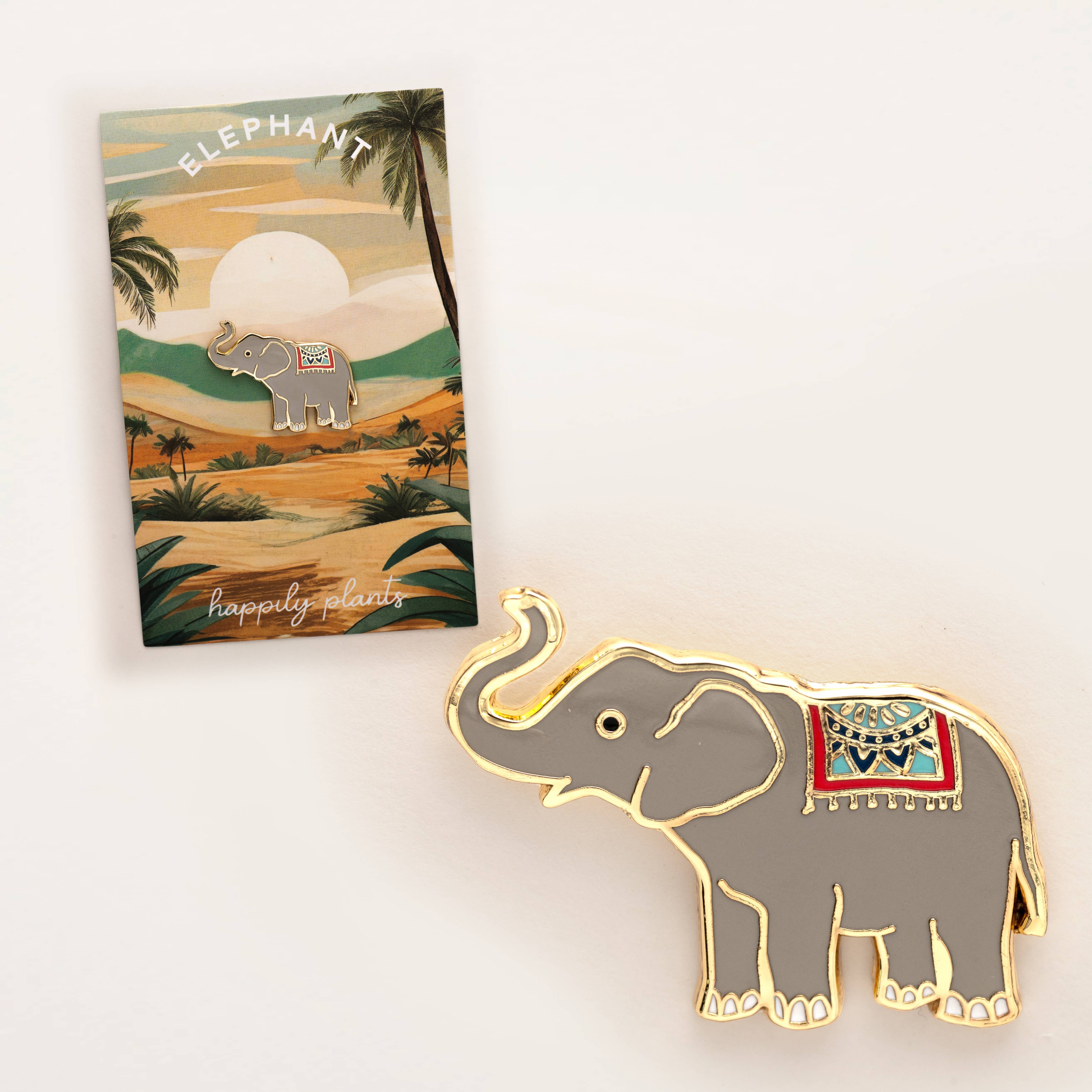 Elephant Pin | Zoo Animals | Animal Gifts | Zoo Gifts