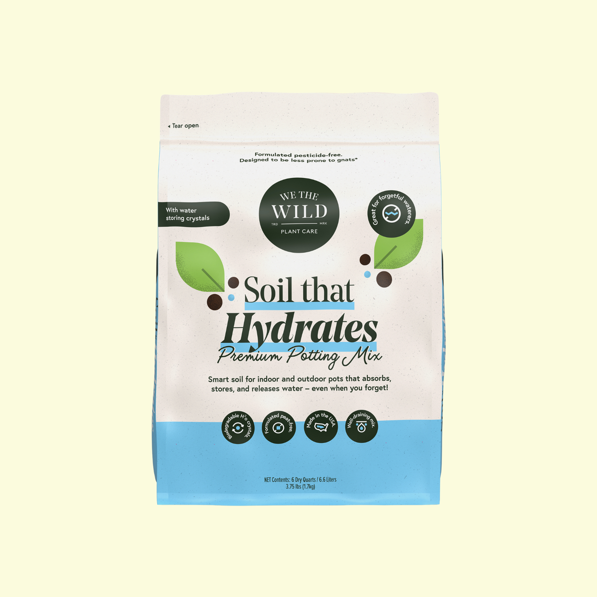 Soil That Hydrate Potting Mix
