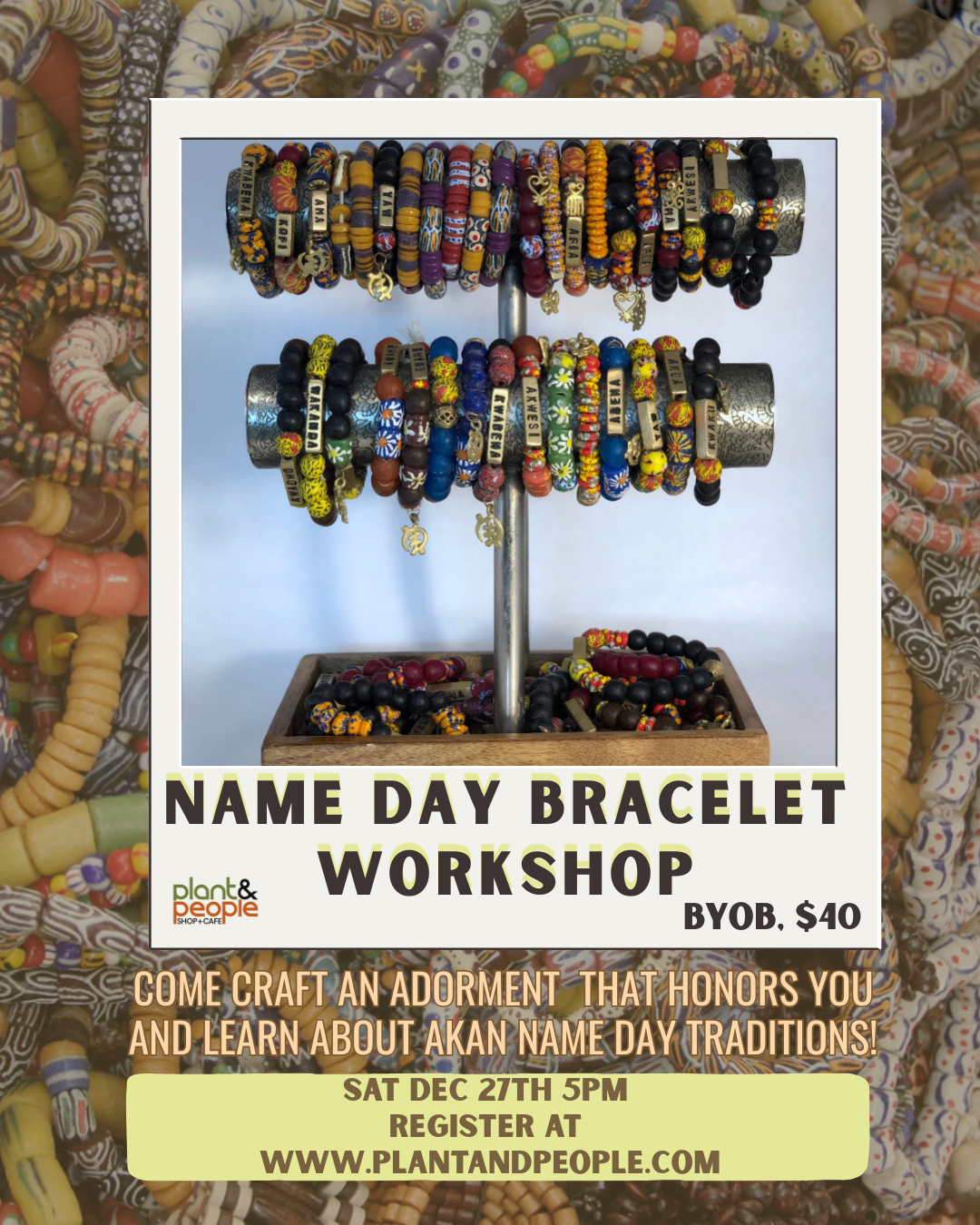 Name Day Bracelet Workshop