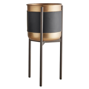Black and Gold Planter Stand