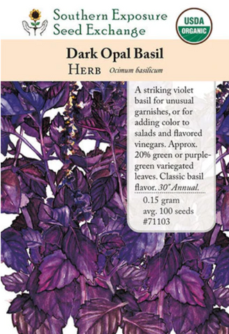 Basil, Dark Opal Seeds