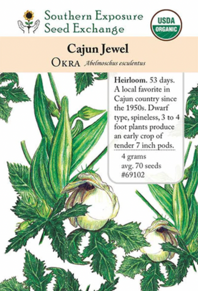 Cajun Jewel Okra Seeds