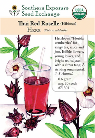 Hibiscus,Thai Red Roselle Seed