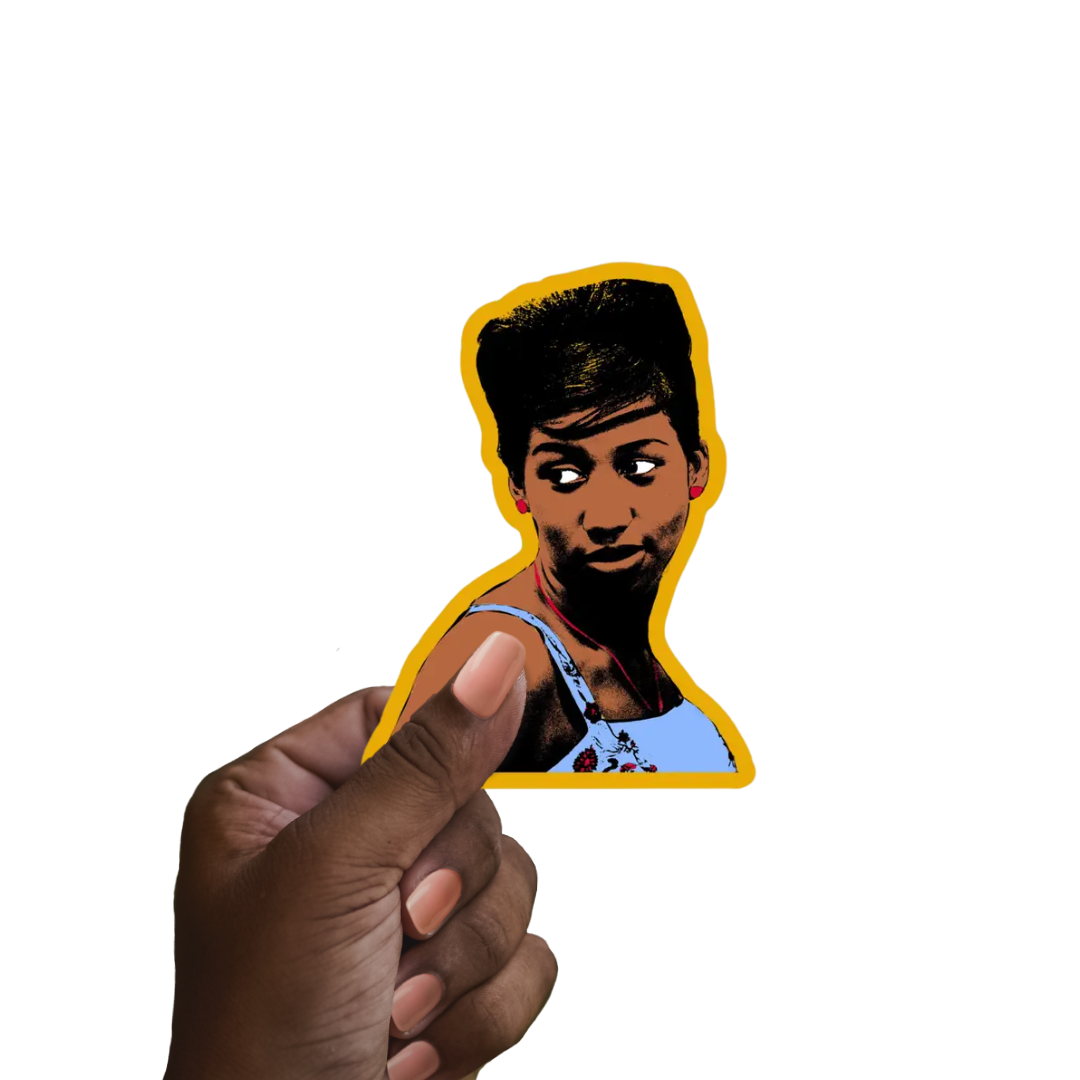 Young Aretha Stickers  |  Black Music  | Artist Icon