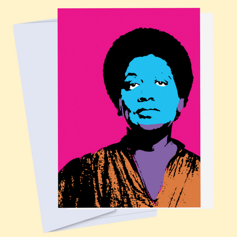 Audre Lorde -Iconic Black Author Art Card