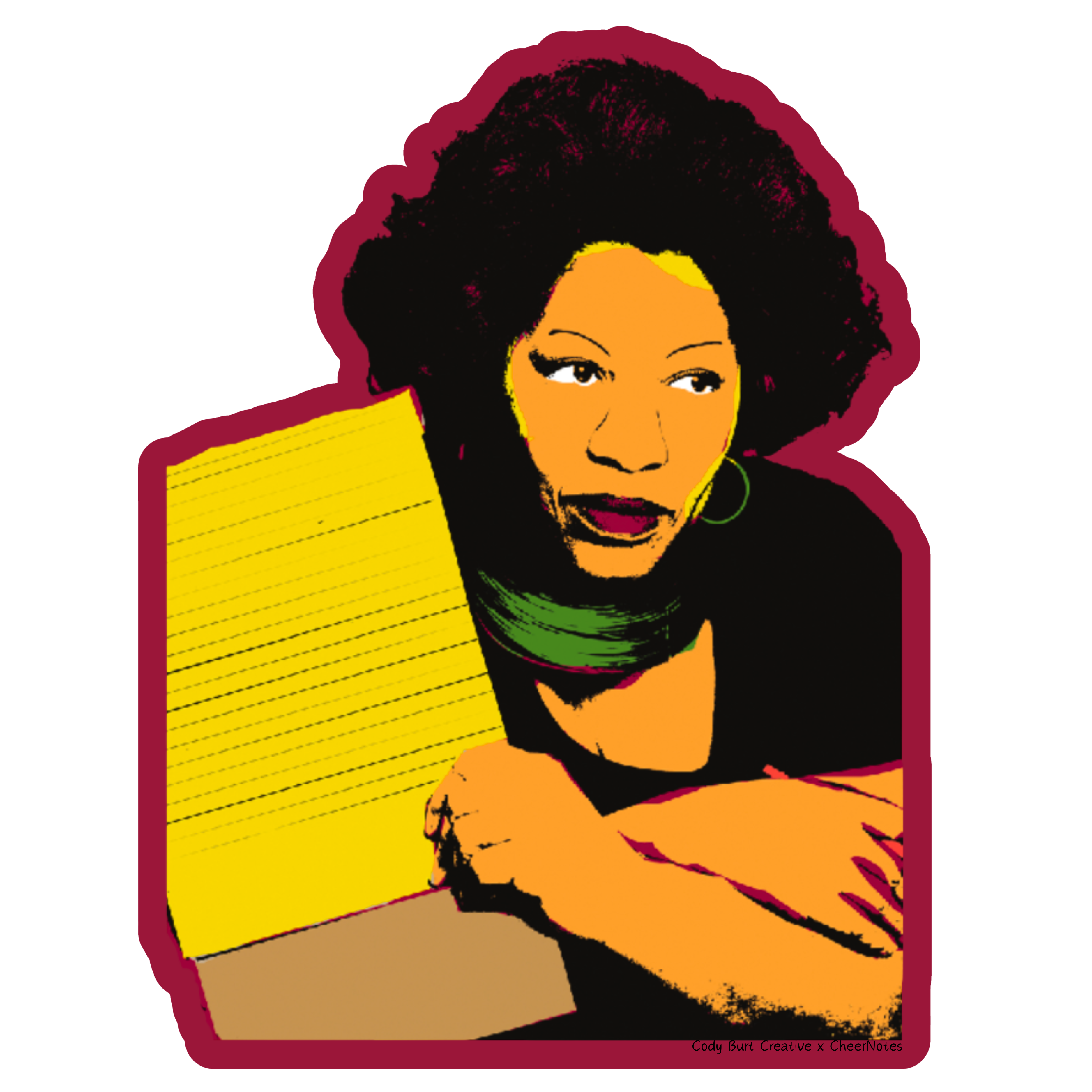 Toni Morrison Sticker