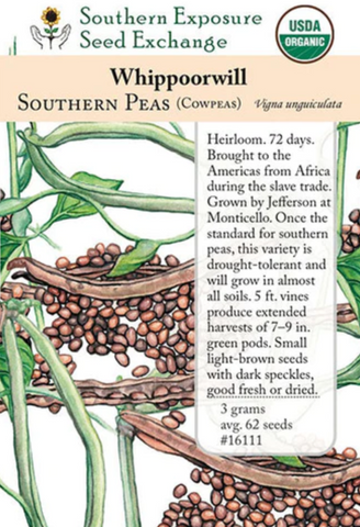 Whippoorwill Cowpea Seeds