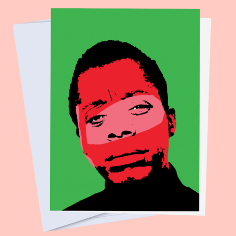 James Baldwin - Iconic Black Author Art Card